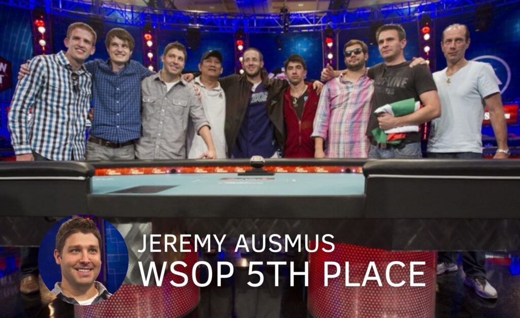 Jeremy Ausmus 2012 WSOP Main Event 5th place